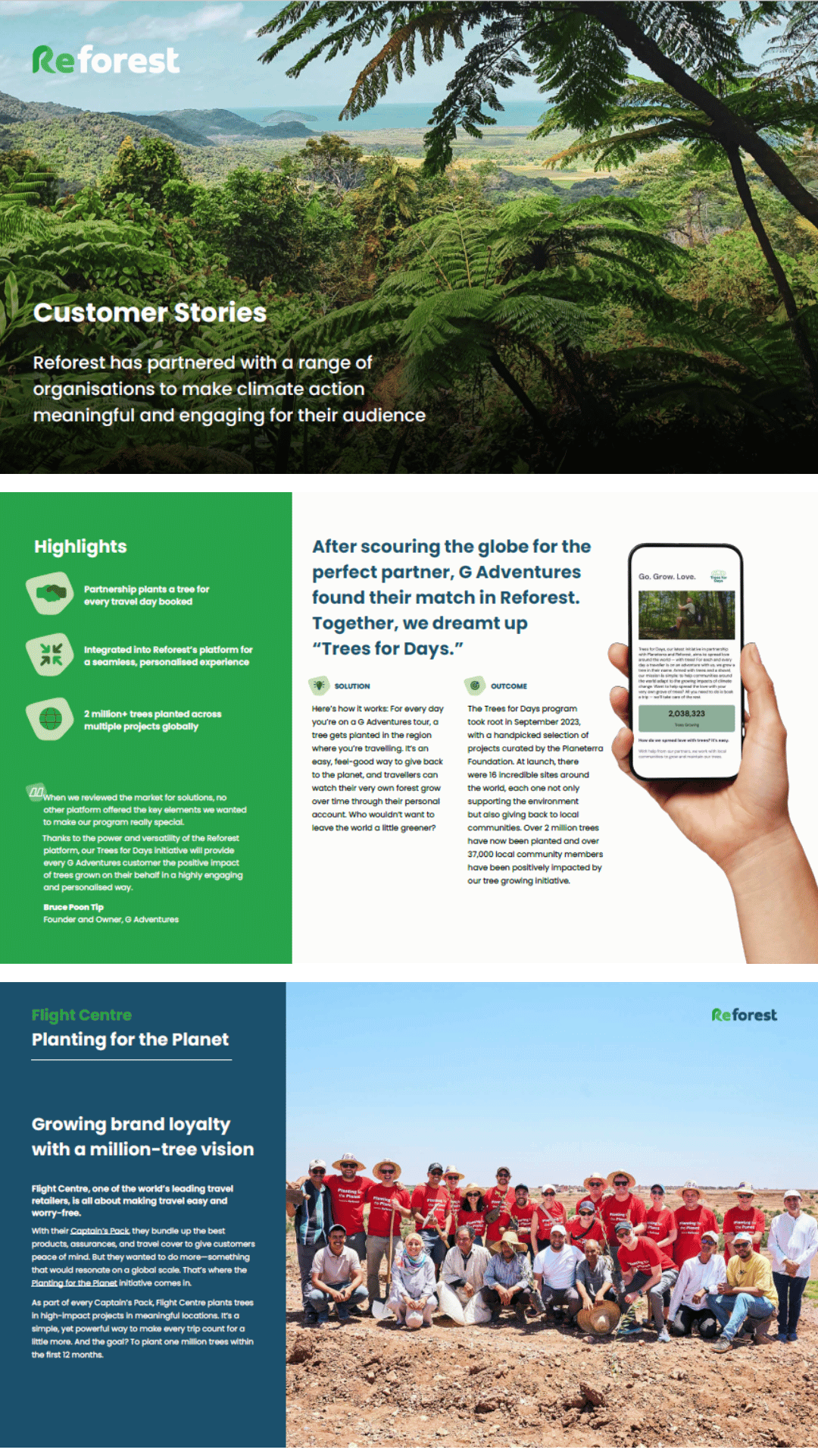 Marketing support examples